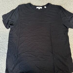 Vince Classic Black Short Sleeve Tee